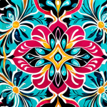 Modern Batik Design**

"A vibrant and intricate modern batik design, featuring traditional Malaysian motifs with a contemporary twist, incorporating bright colors like turquoise, magenta, and gold, abstract patterns, high resolution, safe for work, appropriate content, fully clothed, professional, perfect anatomy, natural proportions."

**