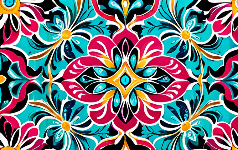 Modern Batik Design**

"A vibrant and intricate modern batik design, featuring traditional Malaysian motifs with a contemporary twist, incorporating bright colors like turquoise, magenta, and gold, abstract patterns, high resolution, safe for work, appropriate content, fully clothed, professional, perfect anatomy, natural proportions."

**
